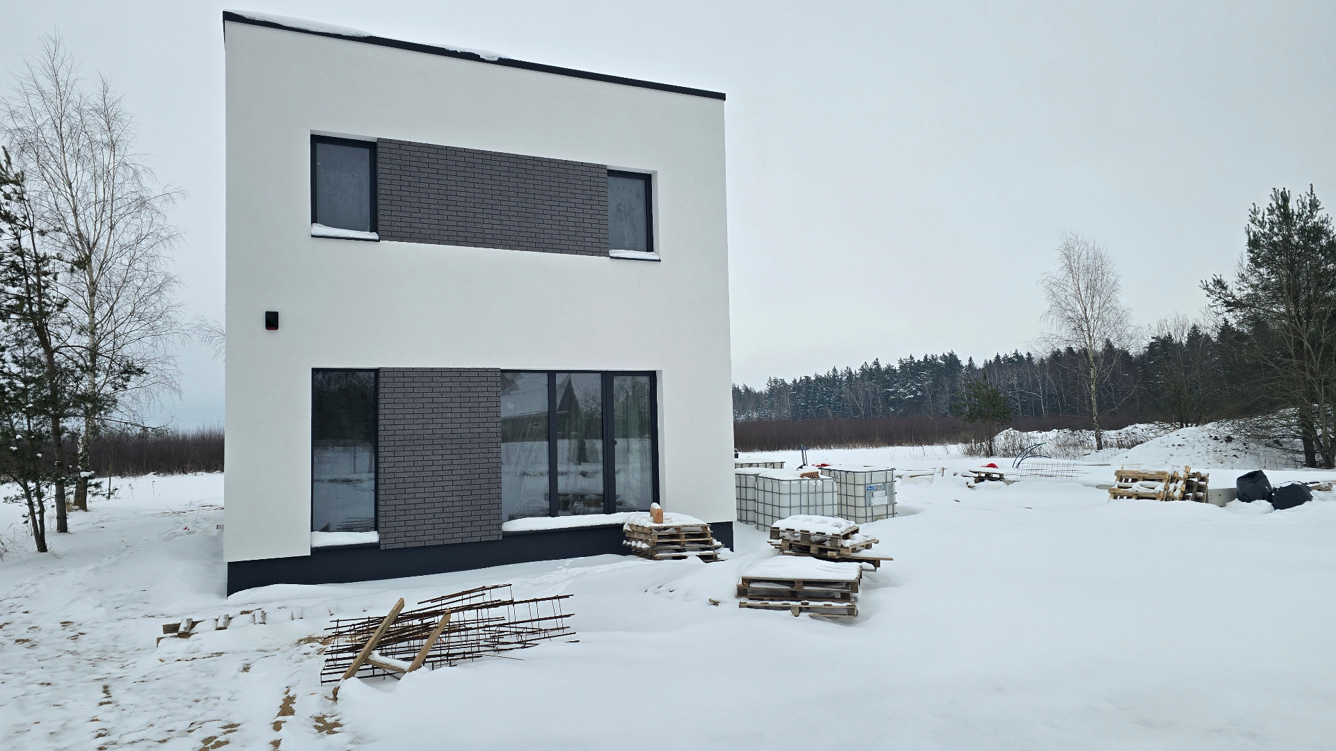 ATR36 statybų eiga – fasado šiltinimas