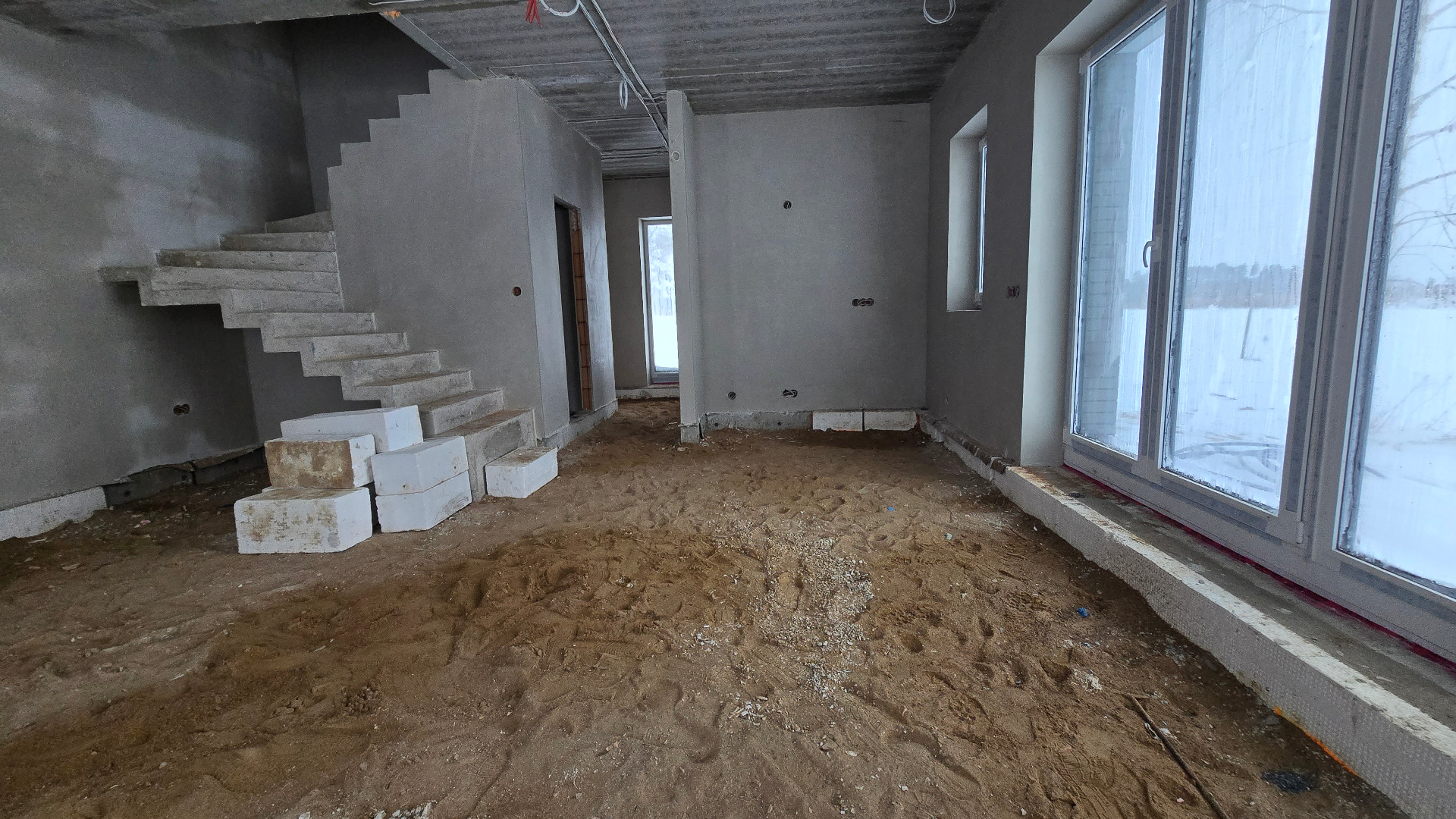 ATR36 statybų eiga – fasado apdaila