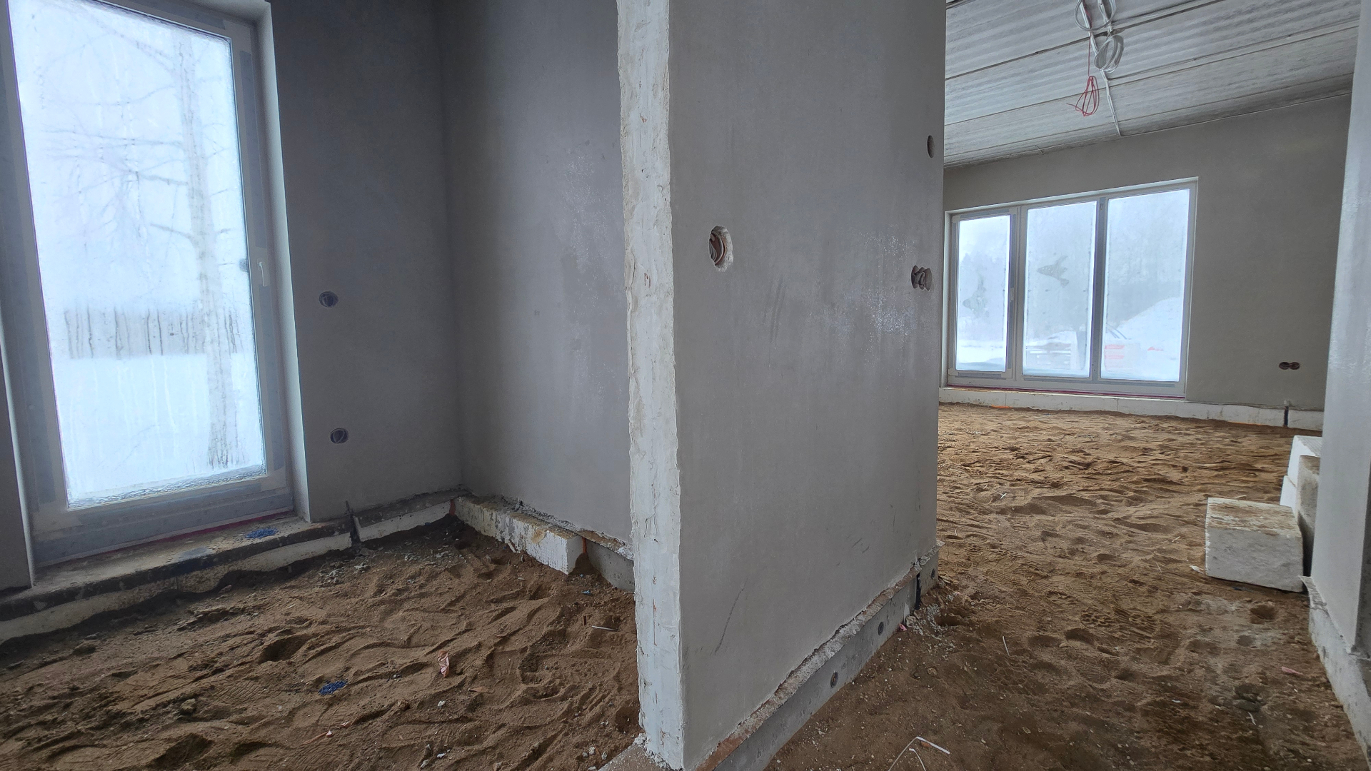 ATR36 statybų eiga – terasų įrengimas